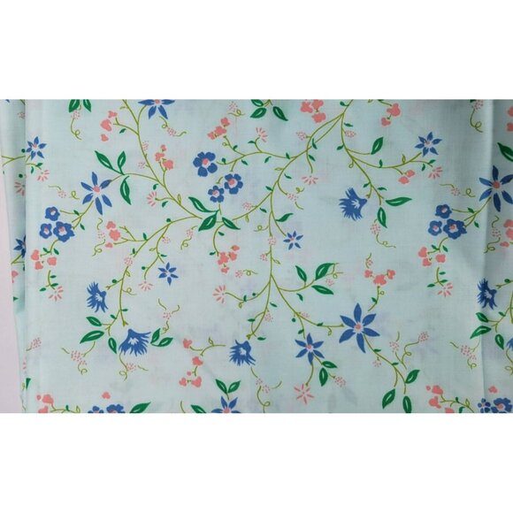 Waverly Fabric Cotton Sky Blue Floral 46W x 112L AMANDA Schumacher Bucks County - Picture 4 of 7